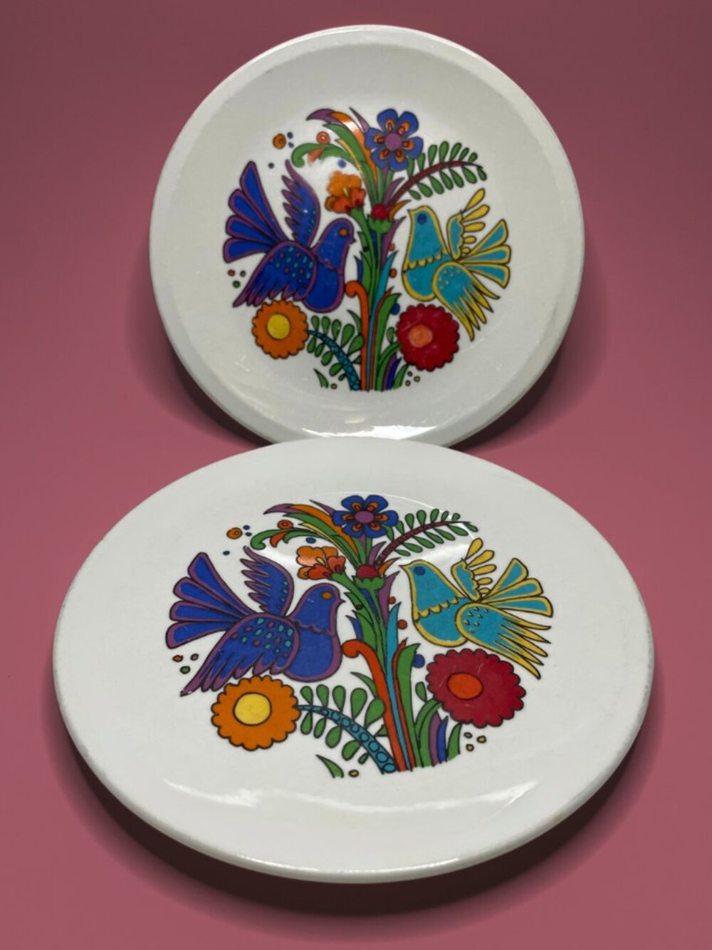 Vintage Villeroy & Boch Acapulco Plates Designed by Christiana Rauter in 1967